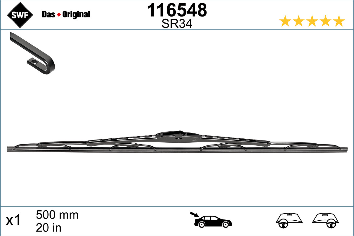 Wiper Blade - 116548 SWF